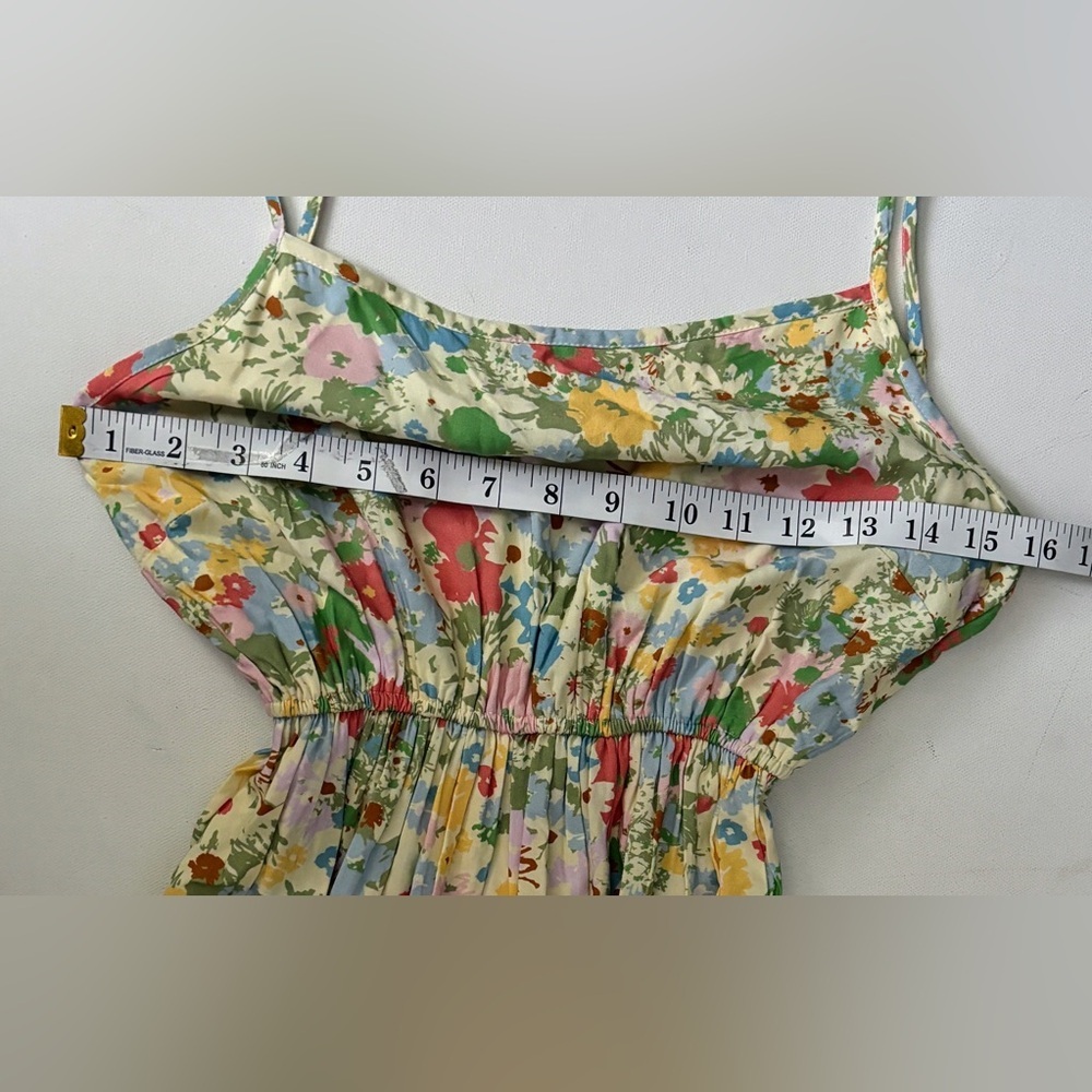 Hermoza x Julia Berolzheimer Colleen Cinched Tiered Bloom Dress S - Picture 7 of 11